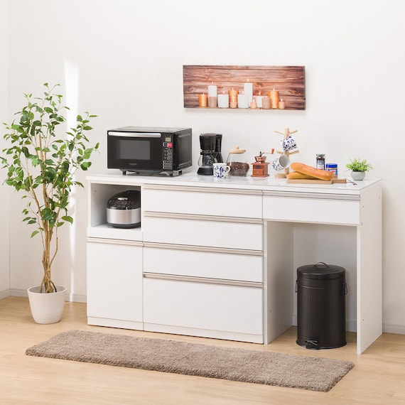 キッチンカウンター(セラミック天板リガーレ180CT WH) 1枚目画像