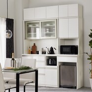 組合せキッチンボード 上置き付き (リガーレ 幅180cm)【期間限定価格:10/31~1/5まで】