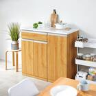 キッチンカウンター(リガーレ100CT LBR) 1枚目画像