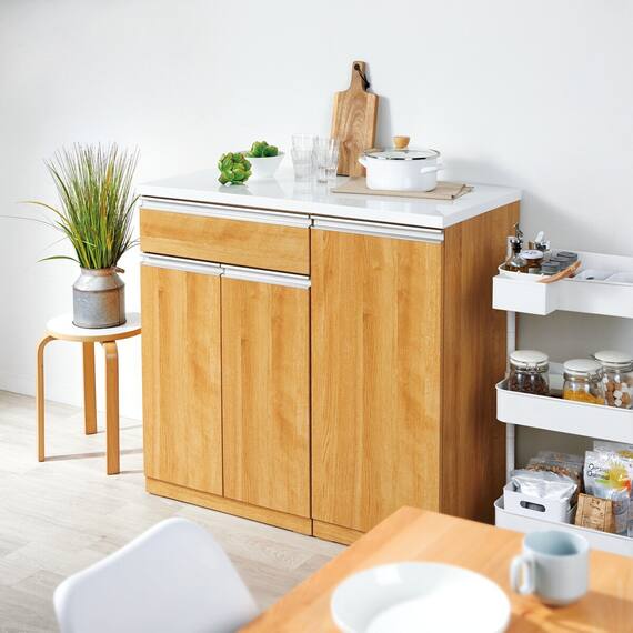 キッチンカウンター(リガーレ100CT LBR) 1枚目画像