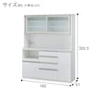 キッチンボード(セラミック天板リガーレ160KB WH) 19枚目画像