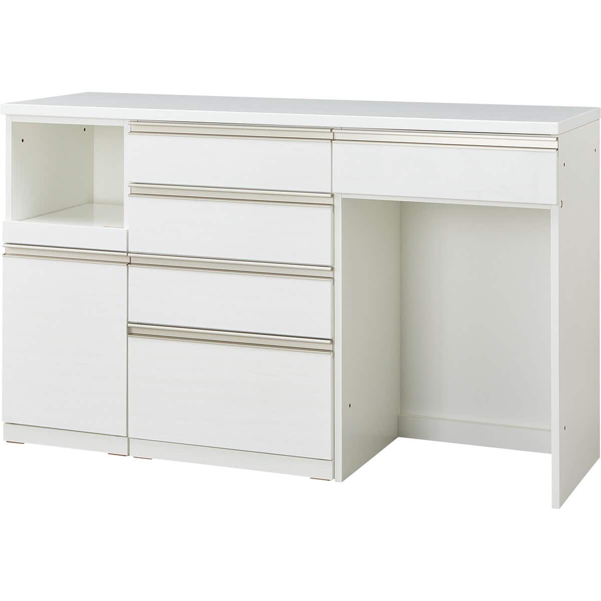 キッチンカウンター(リガーレD50-160WT H50-60C/H50-60OP/H50-40J WH