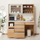 キッチンボード(リガーレ160KB LBR) 15枚目画像