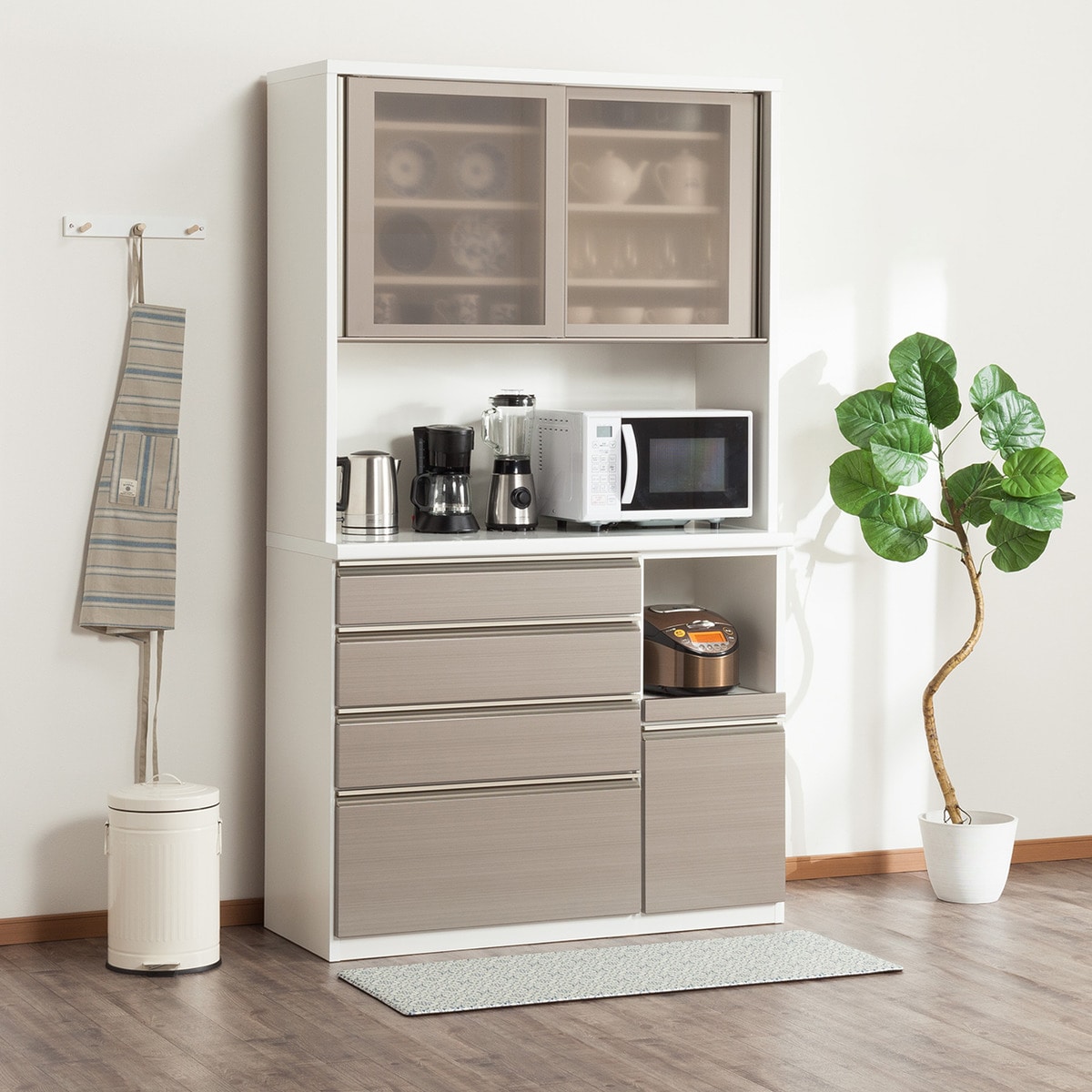 ニトリ 食器棚 120 - インテリア・家具の通販・価格比較 - 価格.com