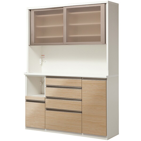 【定価16万円】ニトリ ラピス2 140 クローチェ　カップボード 食器棚 定価16万円】ニトリ ラピス2 140 クローチェ カップボード 食器棚