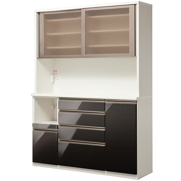 E477★ ソフトクローズ ニトリ キッチンボード　ラピス　幅140 ブラック キッチンボード (ラピス 140 ブラック) | ニトリネット【公式】 家具