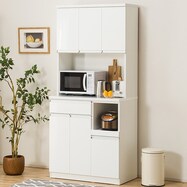 キッチンボード(レジューム 90TF-H WH/90TH-R WH)【期間限定価格:11/26~1/5まで】