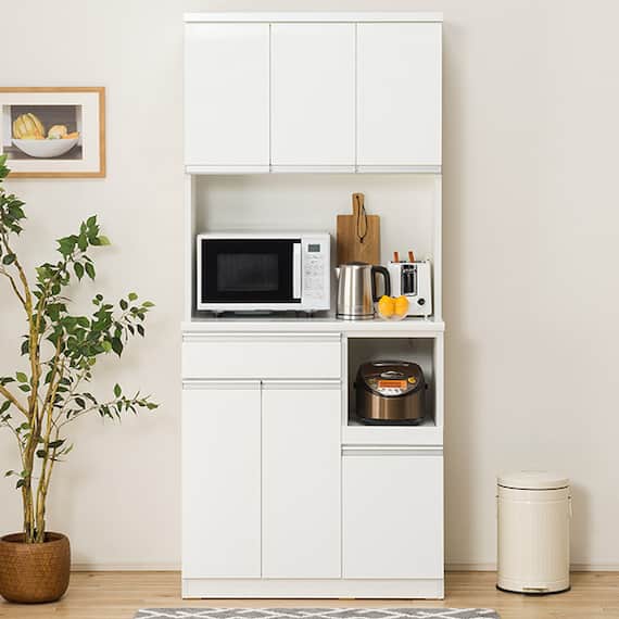 キッチンボード(レジューム 90TF-H WH/90TH-R WH) 2枚目画像