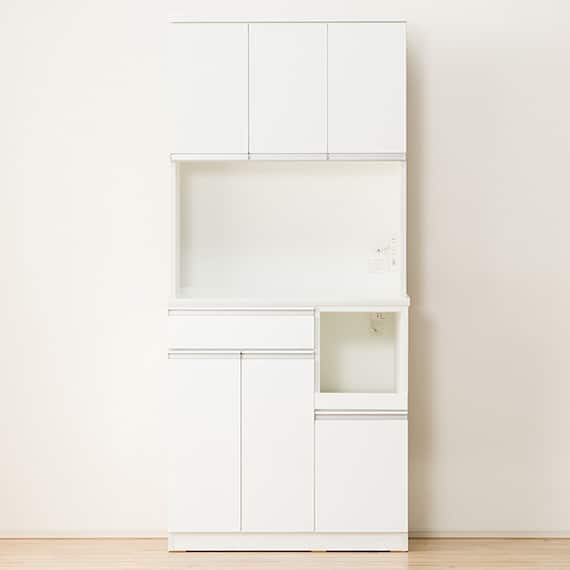 キッチンボード(レジューム 90TF-H WH/90TH-R WH) 3枚目画像