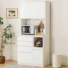 キッチンボード(レジューム 90TF-H WH/90QH-R WH) 1枚目画像