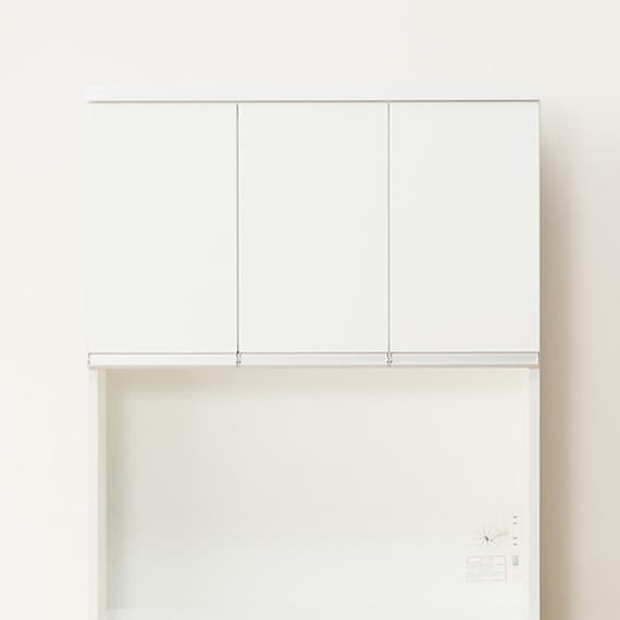 キッチンボード(レジューム 90TF-H WH/90QH-R WH) 4枚目画像