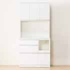 キッチンボード(レジューム 90TF-H WH/90QL-R WH) 2枚目画像