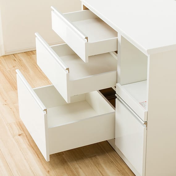 キッチンボード(レジューム 90TF-H WH/90QL-R WH) 8枚目画像