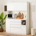 キッチンボード(レジューム 150TF-H WH/150QH-R WH) 1枚目画像