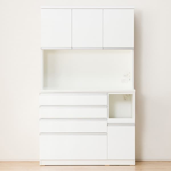 キッチンボード( レジューム120-2TF-H WH/120-2QH-R WH
