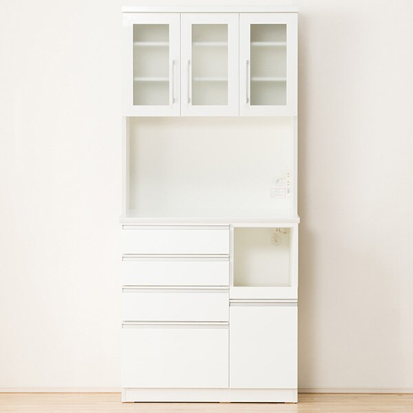 キッチンボード(レジューム 90TG-H WH/90SH-R WH) | ニトリネット