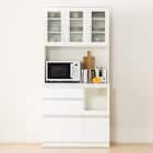 キッチンボード(レジューム 90TG-H WH/90SL-R WH) 1枚目画像