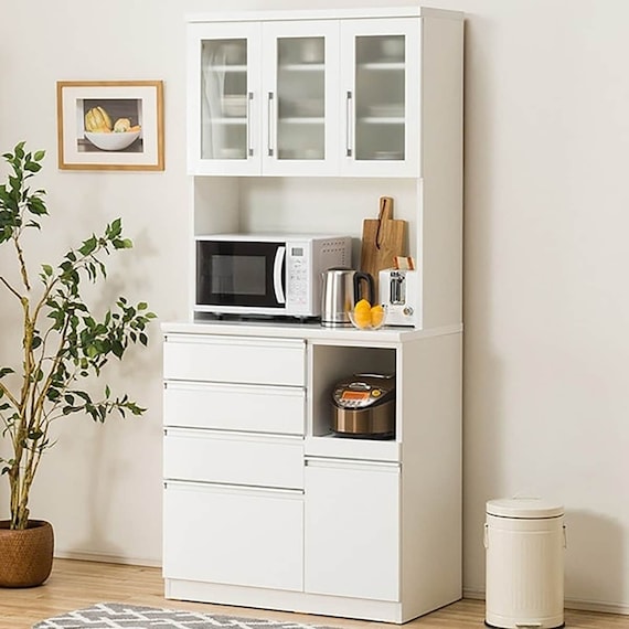 キッチンボード(レジューム 90TG-H WH/90QH-R WH) 1枚目画像