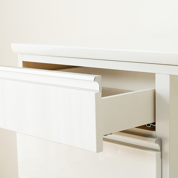 ニトリ　キッチンボード　 レジューム90TG-H キッチンボード(レジューム 90TG-H WH/90TH-R WH) | ニトリネット
