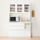 キッチンボード( レジューム120-2TG-H WH/120-2SL-R WH) 1枚目画像