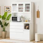 キッチンボード( レジューム120-2TG-H WH/120-2QH-R WH) 1枚目画像