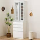 食器棚(レジューム 60AG-H WH/60QH WH) 1枚目画像