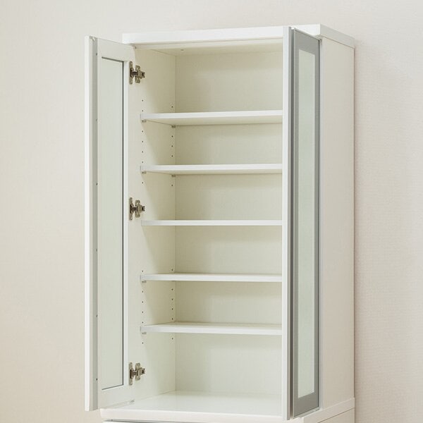 ニトリ　食器棚　レジューム　ホワイト ニトリ 幅150cm 食器棚(レジューム 150TF-H WH/150TH-R WH) : ニトリ