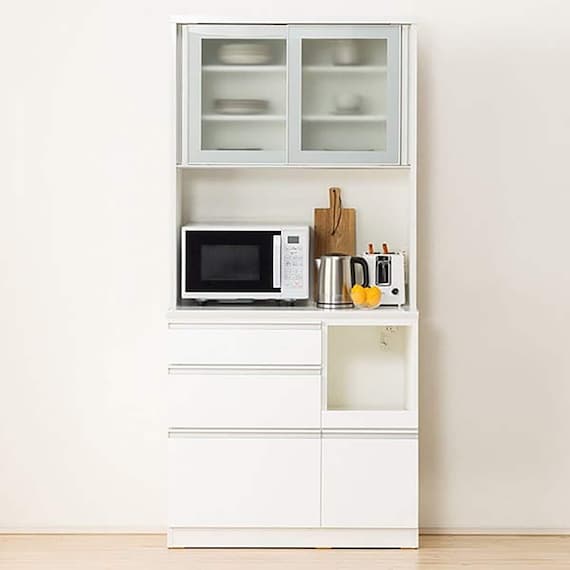 キッチンボード(レジューム 90AG-S WH/90SL-R WH) 1枚目画像