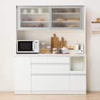 キッチンボード(レジューム 150AG-S WH/150SL-R WH) 1枚目画像