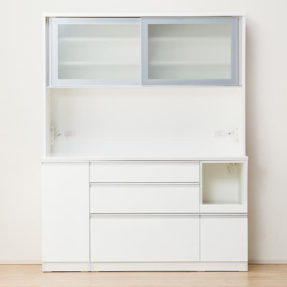 キッチンボード(レジューム 150AG-S WH/150SL-R WH) 2枚目画像