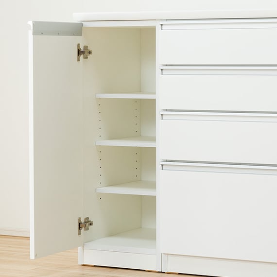 キッチンボード(レジューム 150AG-S WH/150SL-R WH) 8枚目画像