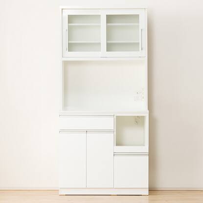 キッチンボード(レジューム 90TG-S WH/90TL-R WH)通販 | ニトリネット 