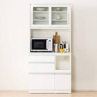 キッチンボード(レジューム 90TG-S WH/90QL-R WH)