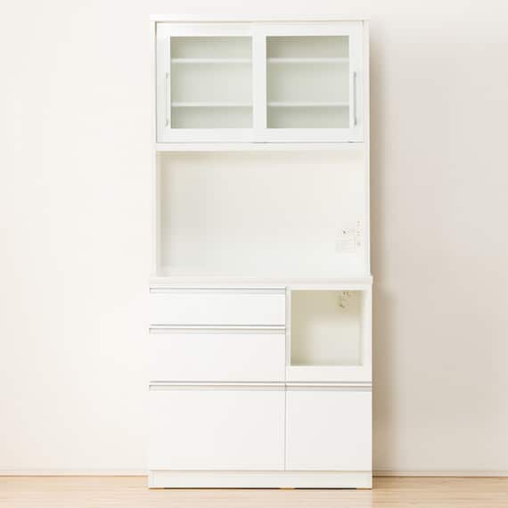 キッチンボード(レジューム 90TG-S WH/90QL-R WH) 2枚目画像