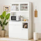 キッチンボード( レジューム120-2TG-S WH/120-2TH-R WH) 1枚目画像