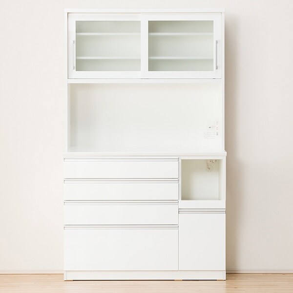 キッチンボード( レジューム120-2TG-S WH/120-2QH-R WH