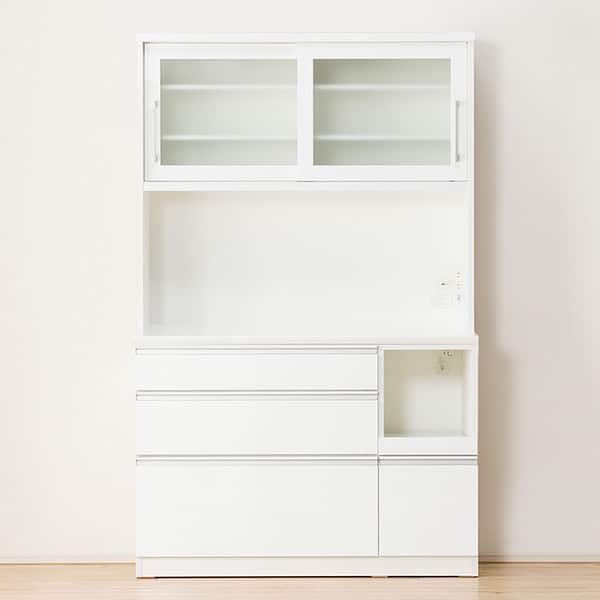 最終価格 ニトリ キッチンボード レジューム120-2TG-S WH/120-2TH-R WH キッチンボード( レジューム120-2TF-H WH/120-2TH-R WH） | ニトリ