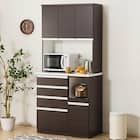 キッチンボード(レジューム 90TF-H DBR/90SH-R DBR) 1枚目画像