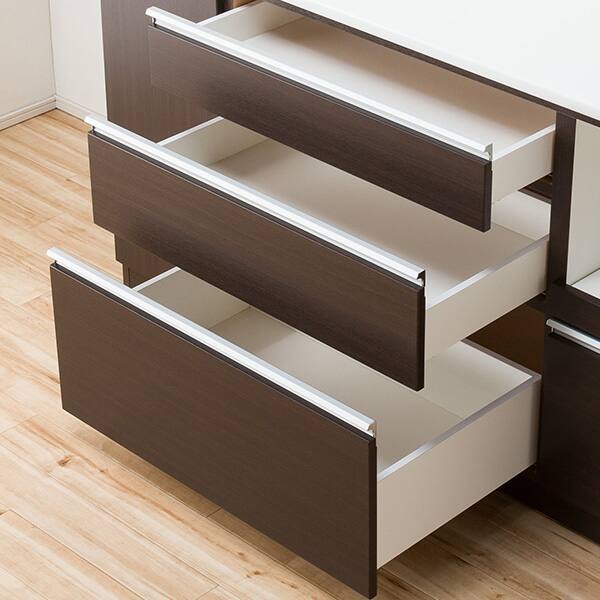 キッチンボード(レジューム 150TF-H DBR/150QL-R DBR) | ニトリネット