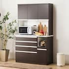 キッチンボード( レジューム120-2TF-H DBR/120-2SH-R DBR) 1枚目画像