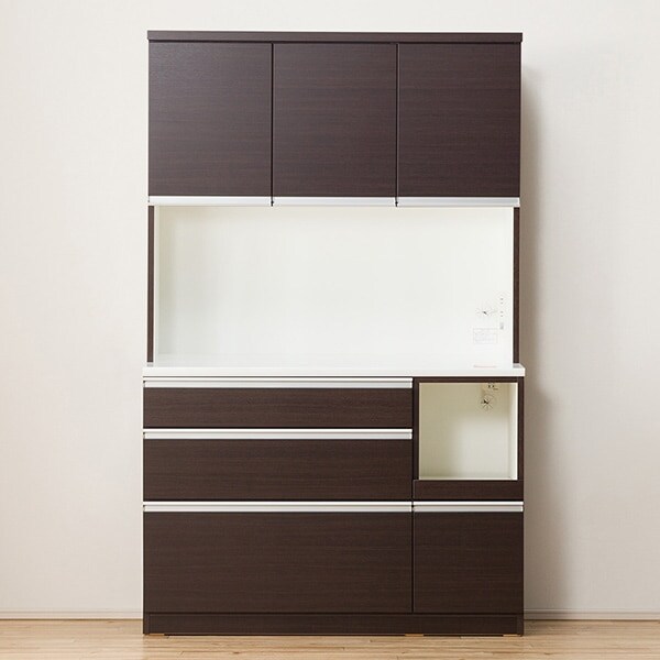 キッチンボード( レジューム120-2TF-H DBR/120-2QL-R DBR） | ニトリ