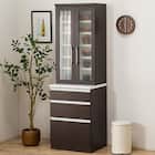 食器棚(レジューム 60TG-H DBR/60SL DBR) 1枚目画像