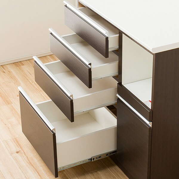 キッチンボード(レジューム 90TG-H DBR/90SH-R DBR) | ニトリネット