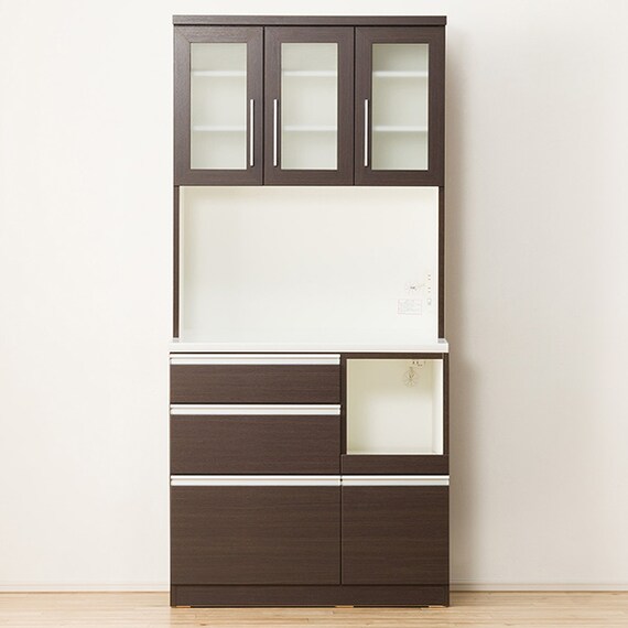 キッチンボード(レジューム 90TG-H DBR/90QL-R DBR) 2枚目画像