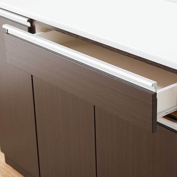 キッチンボード(レジューム 150TG-H DBR/150TL-R DBR) 12枚目画像