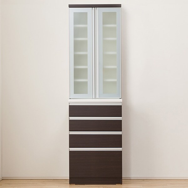 食器棚(レジューム 60AG-H DBR/60SH DBR) | ニトリネット【公式】 家具