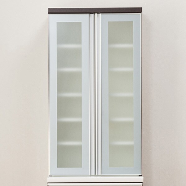 食器棚(レジューム 60AG-H DBR/60SL DBR) | ニトリネット【公式】 家具