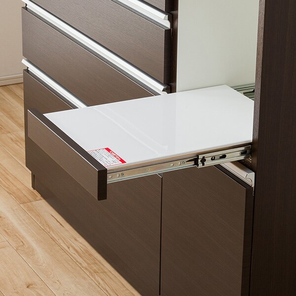 キッチンボード( レジューム120-2AG-S DBR/120-2SH-R DBR） | ニトリ
