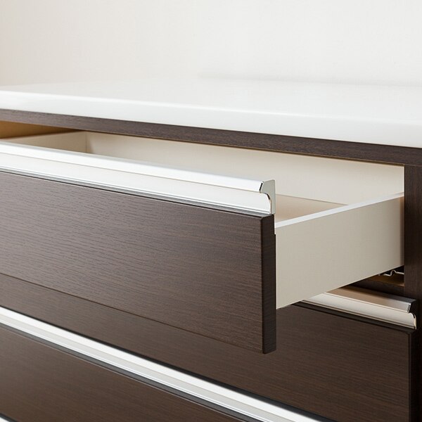 キッチンボード( レジューム120-2AG-S DBR/120-2QH-R DBR