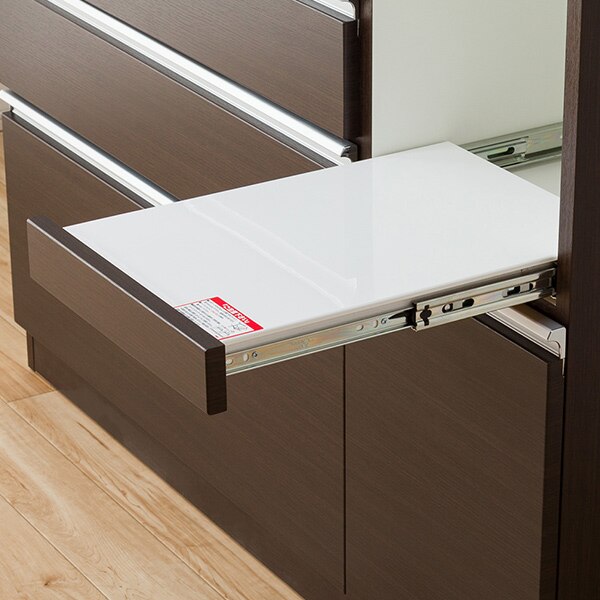 ニトリ レジューム120 キッチンボード キッチンボード( レジューム120-2AG-S DBR/120-2QH-R DBR） | ニトリ